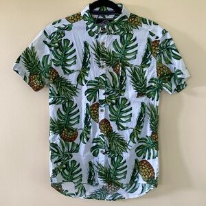 Five Points Slim Fit + Flex Tropical Shirt